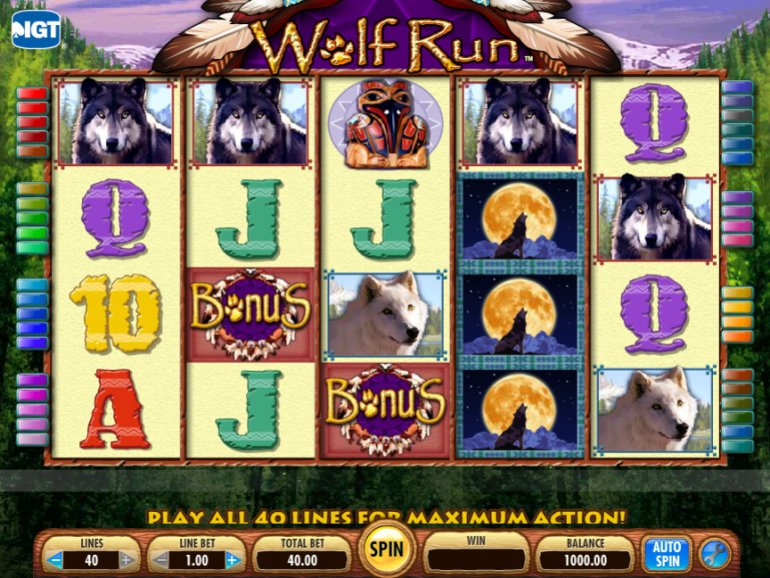 wolf run slot